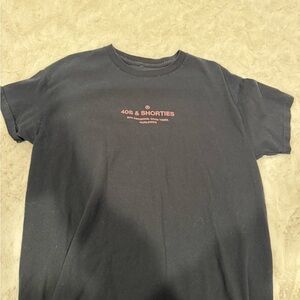 40s & Shorties Black T-Shirt